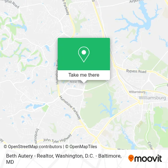 Beth Autery - Realtor map