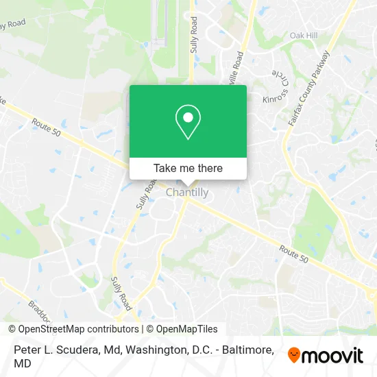 Peter L. Scudera, Md map