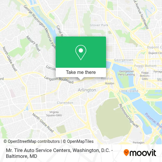 Mr. Tire Auto Service Centers map