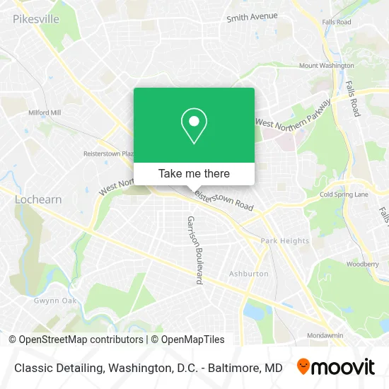 Classic Detailing map