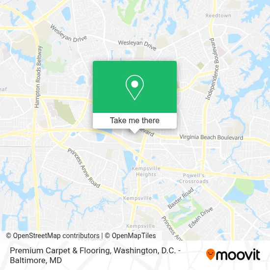 Premium Carpet & Flooring map