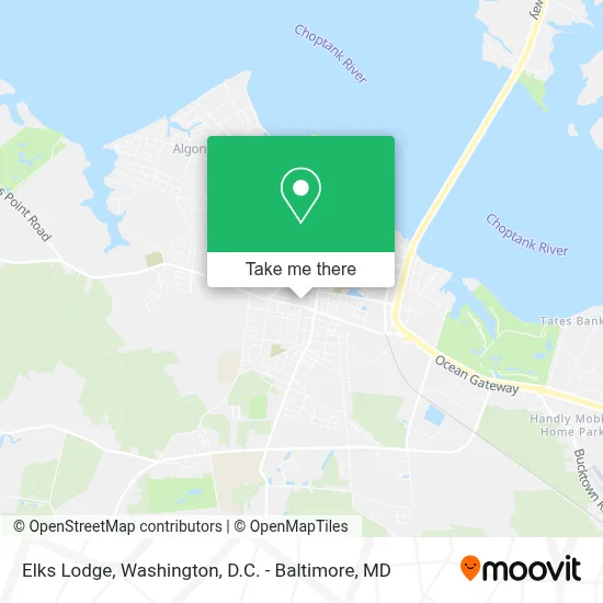 Elks Lodge map