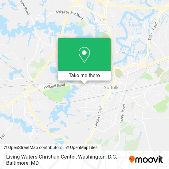 Living Waters Christian Center map