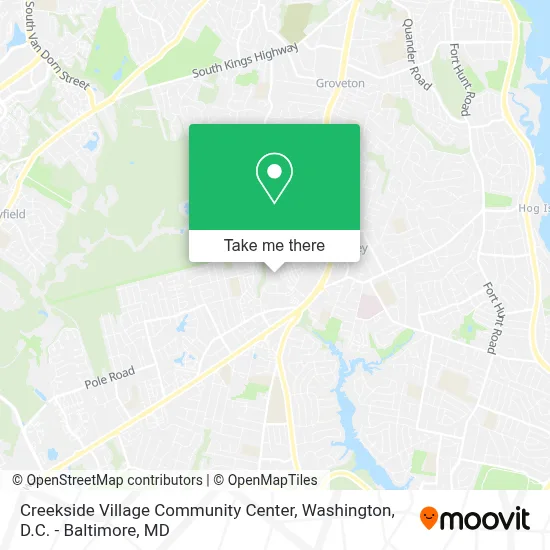 Creekside Village Community Center map