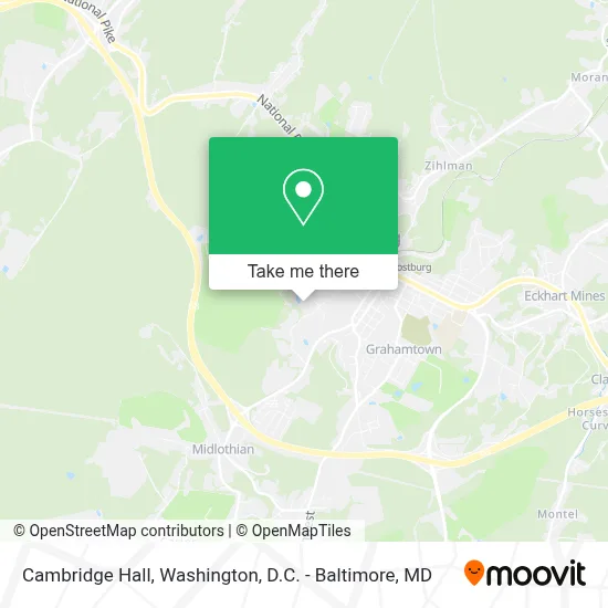 Cambridge Hall map