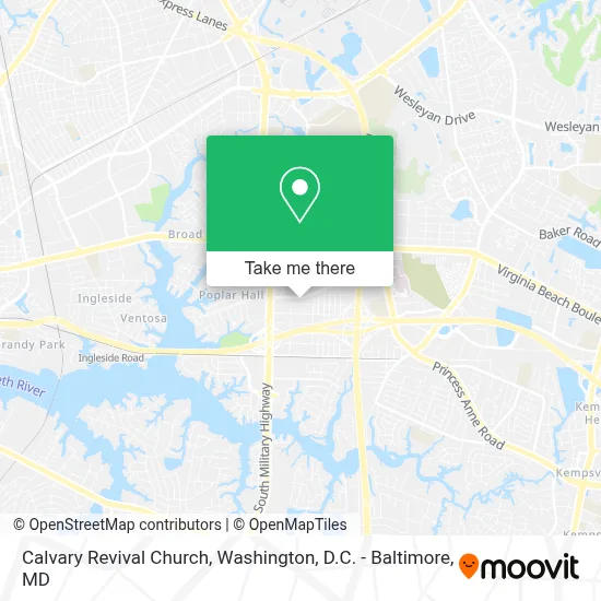 Calvary Revival Church map