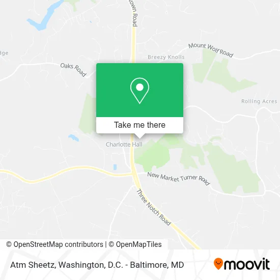 Atm Sheetz map
