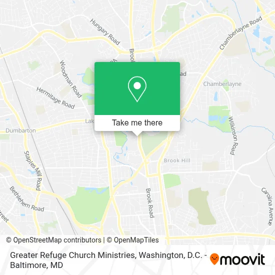 Greater Refuge Church Ministries map