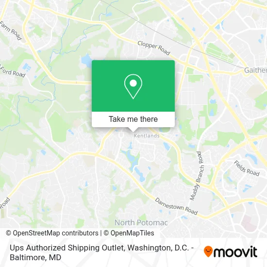 Ups Authorized Shipping Outlet map