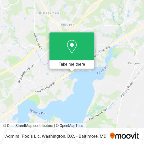 Admiral Pools Llc map