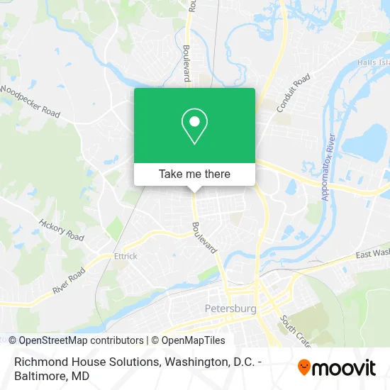 Richmond House Solutions map