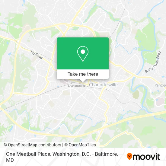 One  Meatball Place map