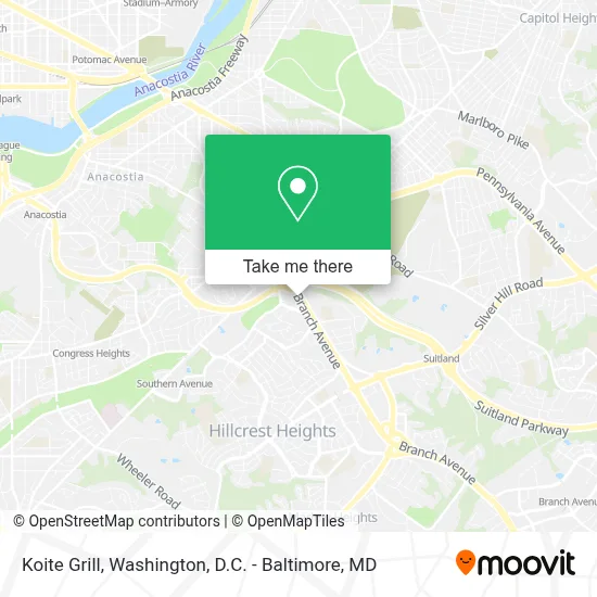 Koite Grill map