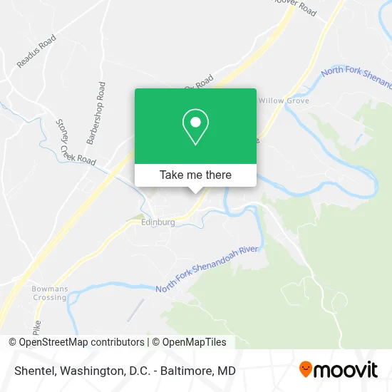 Shentel map