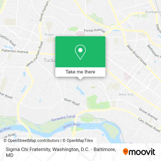 Sigma Chi Fraternity map
