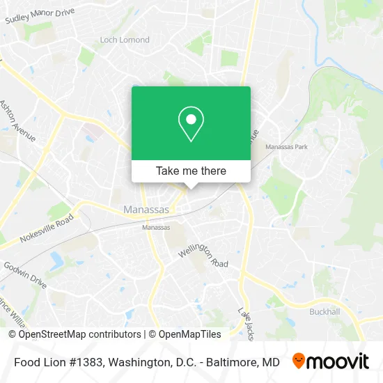 Food Lion #1383 map
