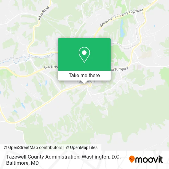 Tazewell County Administration map