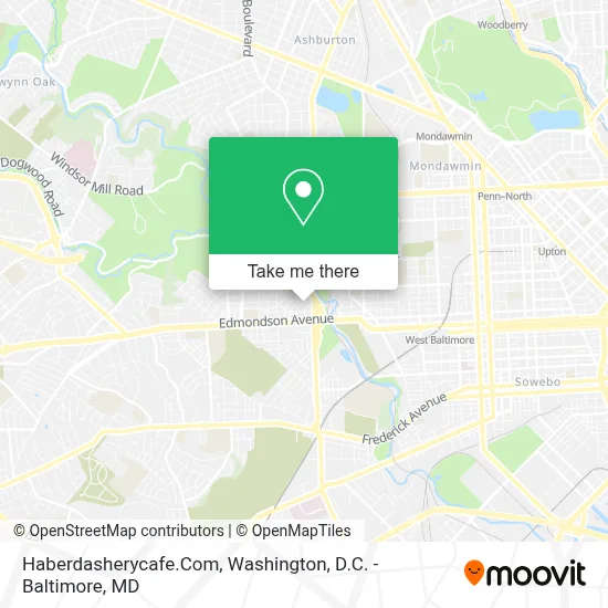 Haberdasherycafe.Com map