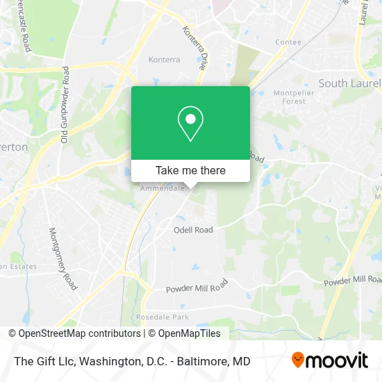 The Gift Llc map