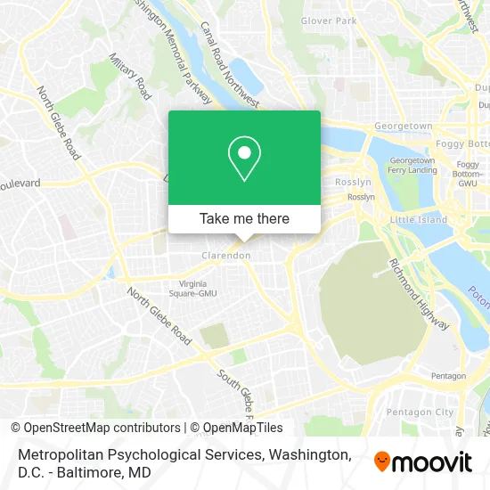 Metropolitan Psychological Services map