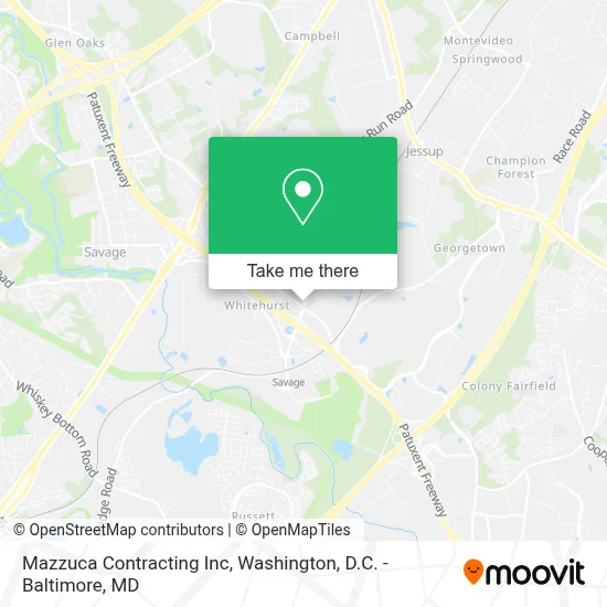 Mazzuca Contracting Inc map