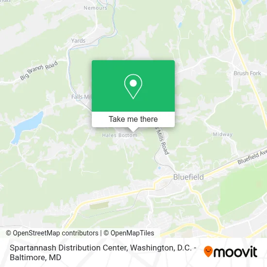 Spartannash Distribution Center map
