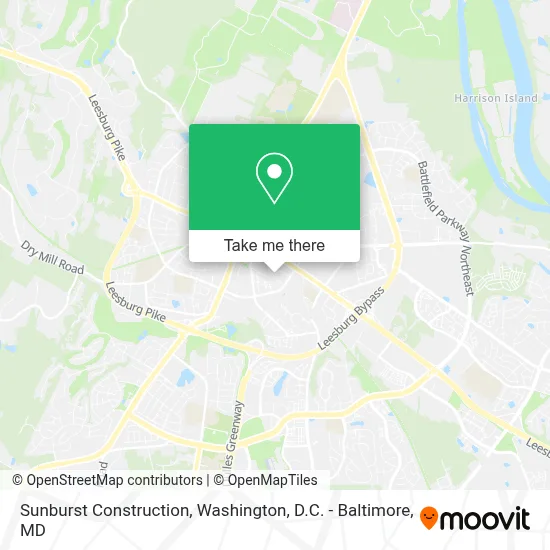 Sunburst Construction map