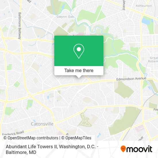 Abundant Life Towers II map