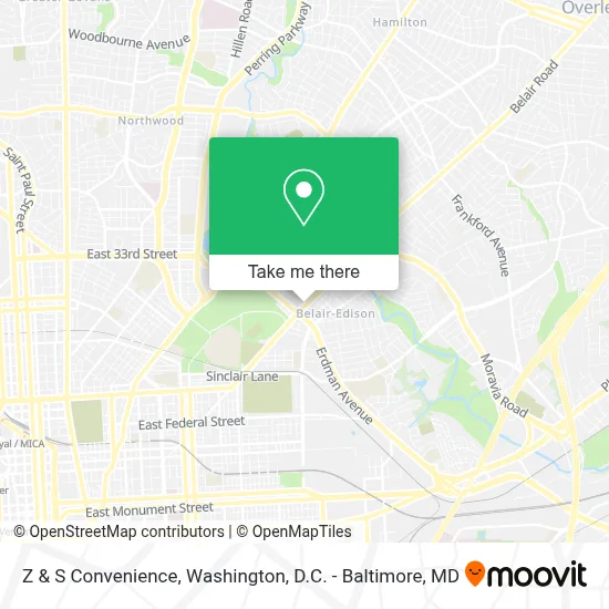 Z & S Convenience map