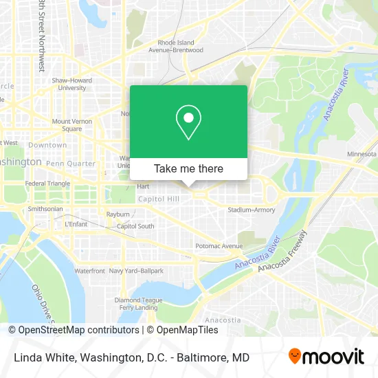 Linda White map