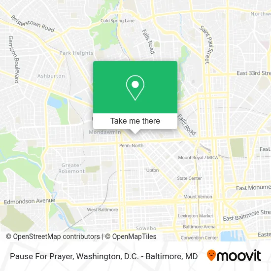 Pause For Prayer map