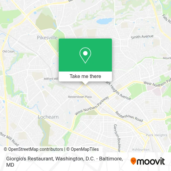Giorgio's Restaurant map