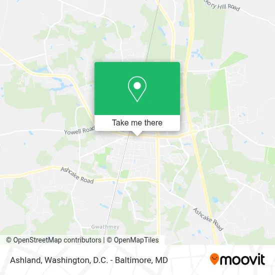 Ashland map