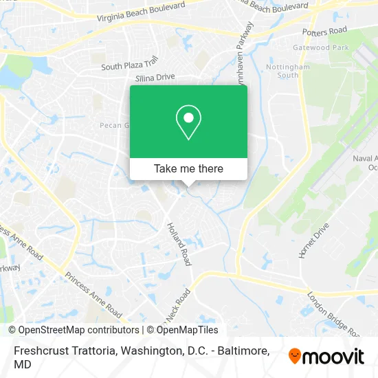Freshcrust Trattoria map