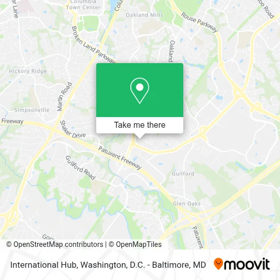 Hub International map