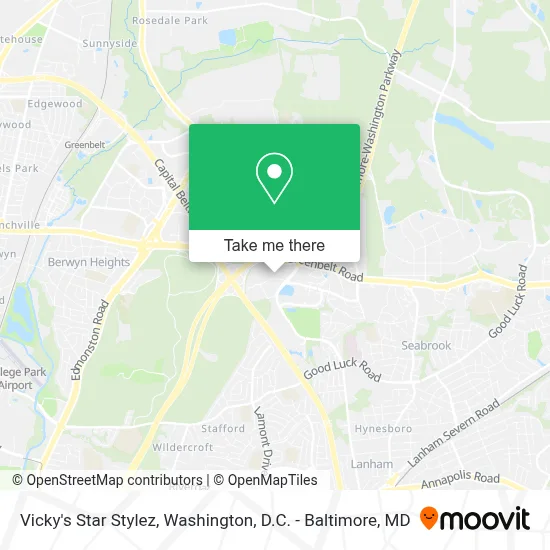 Vicky's Star Stylez map