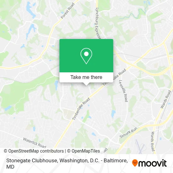 Stonegate Clubhouse map