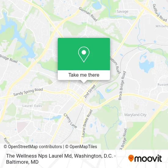 The Wellness Nps Laurel Md map