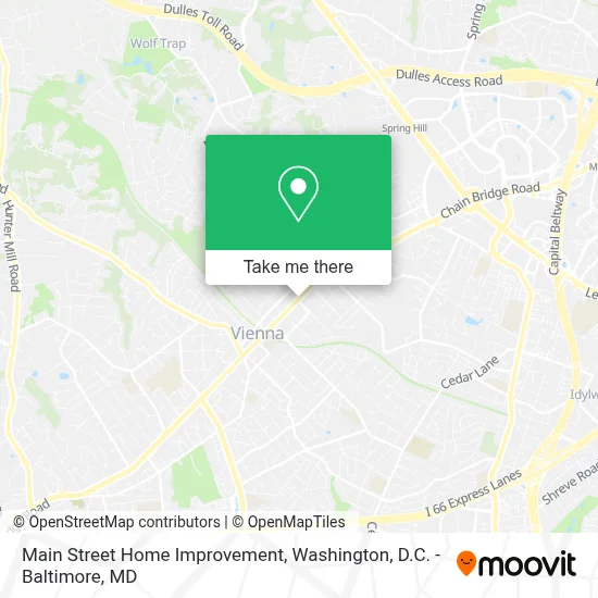 Main Street Home Improvement map