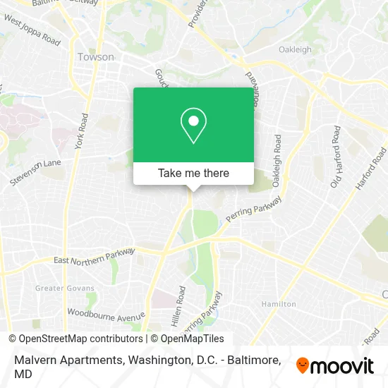 Malvern Apartments map