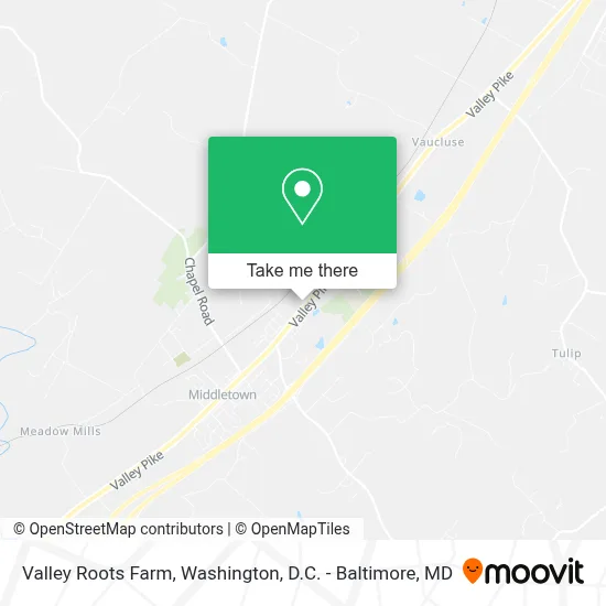Valley Roots Farm map