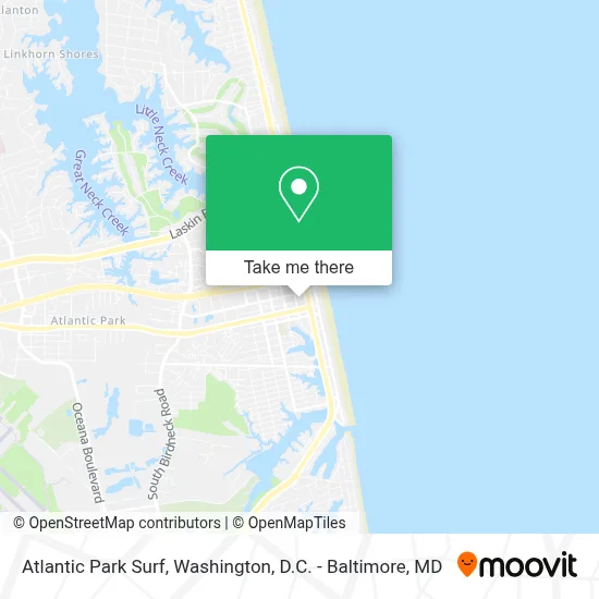 Atlantic Park Surf map