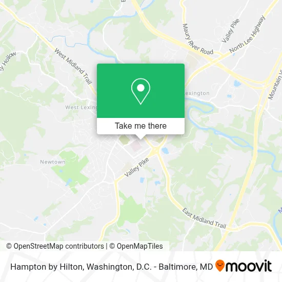 Hampton by Hilton map