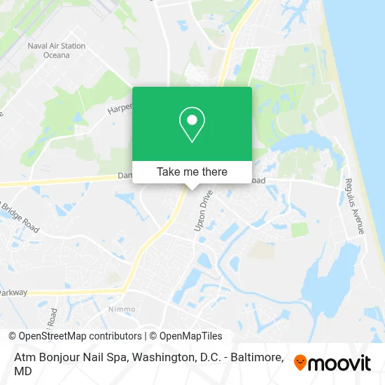 Atm Bonjour Nail Spa map