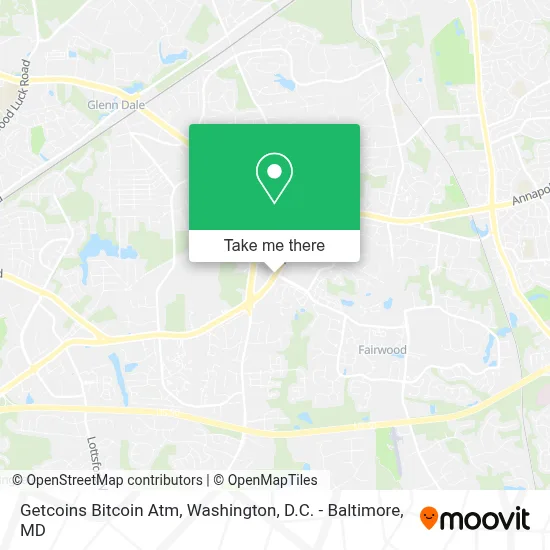 Getcoins Bitcoin Atm map