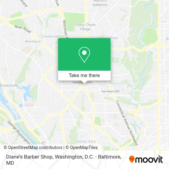 Diane's Barber Shop map