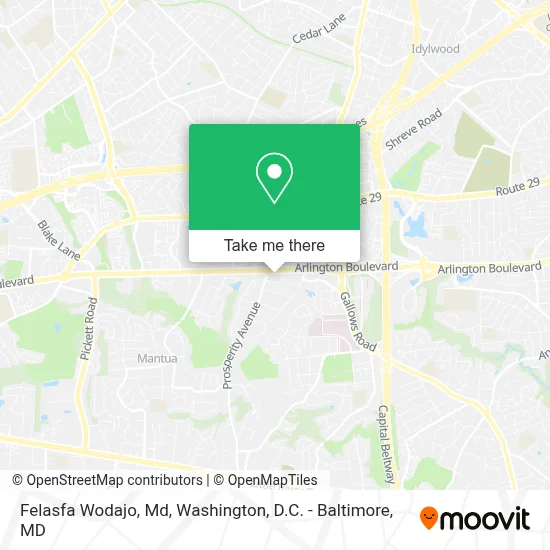 Felasfa Wodajo, Md map