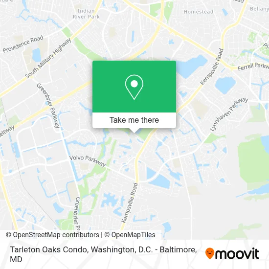 Tarleton Oaks Condo map
