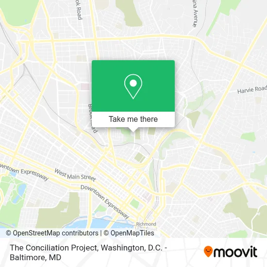 The Conciliation Project map