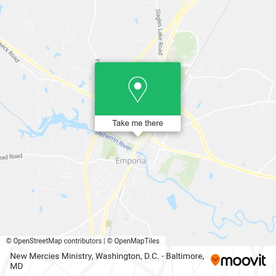 New Mercies Ministry map